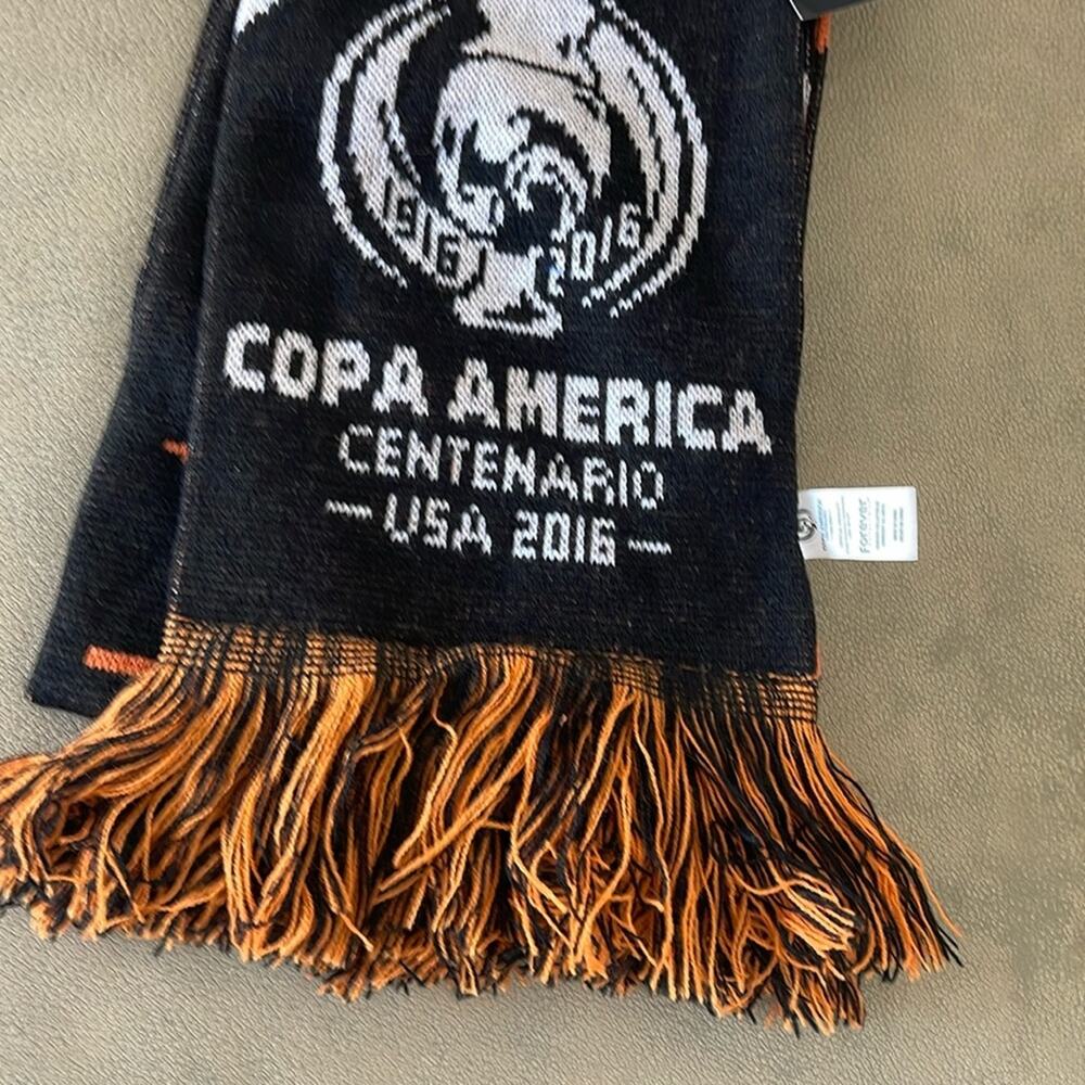 Houston Copa America Centenario Scarf USA 2016  Soccer Collectibles Orange Black - Picture 4 of 6